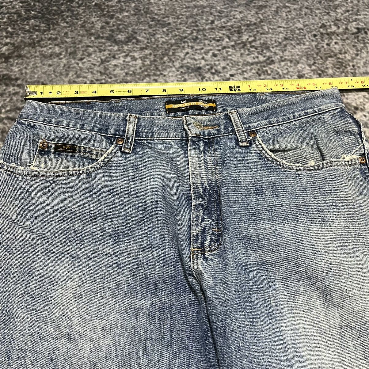 Lee Vintage Lee Distressed Faded Workwear Skater Blue Jeans Size US 36 / EU 52 - 12 Thumbnail