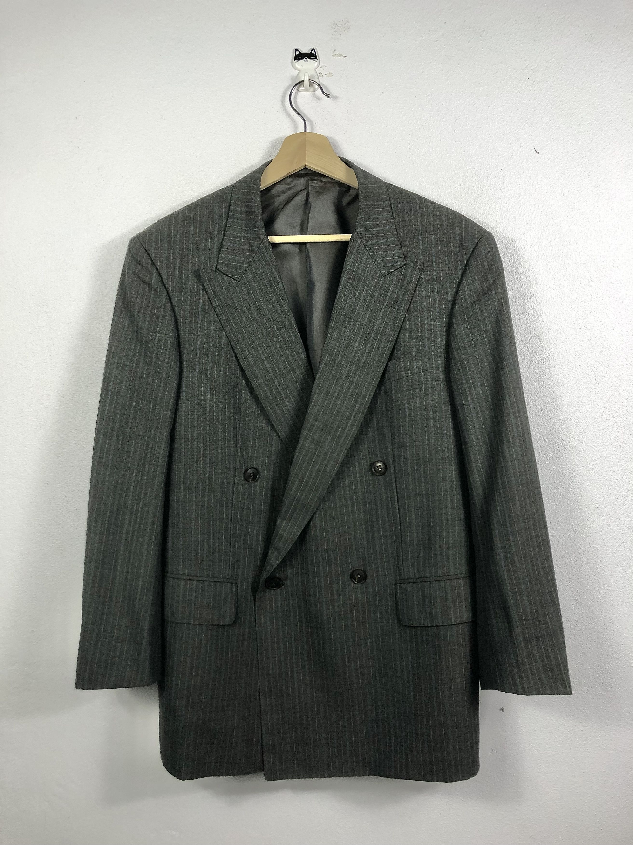 Burberry Rare Burberry Double Breasted Blazer Jacket Size US M / EU 48-50 / 2 - 1 Thumbnail