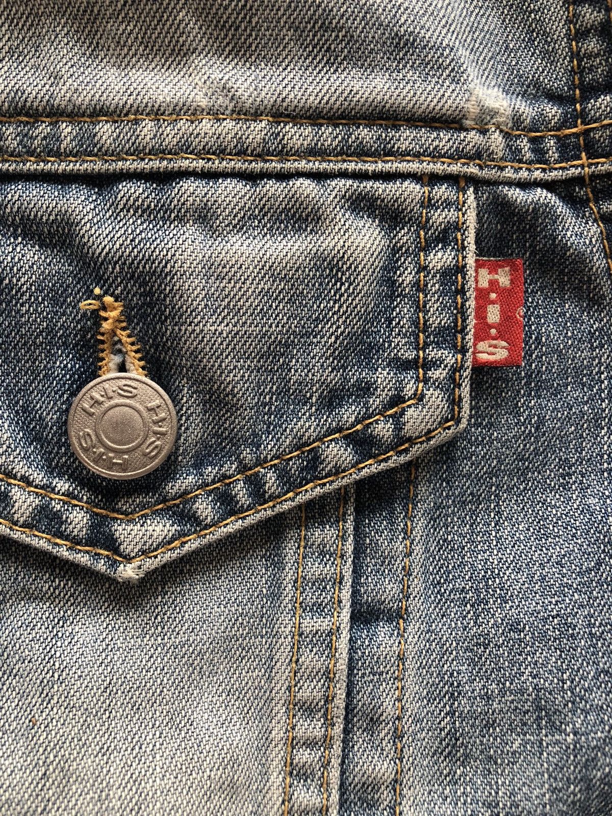 Vintage HIS JEANS RARE VINTAGE QUALITY DENIM JACKET Size US S / EU 44-46 / 1 - 2 Thumbnail