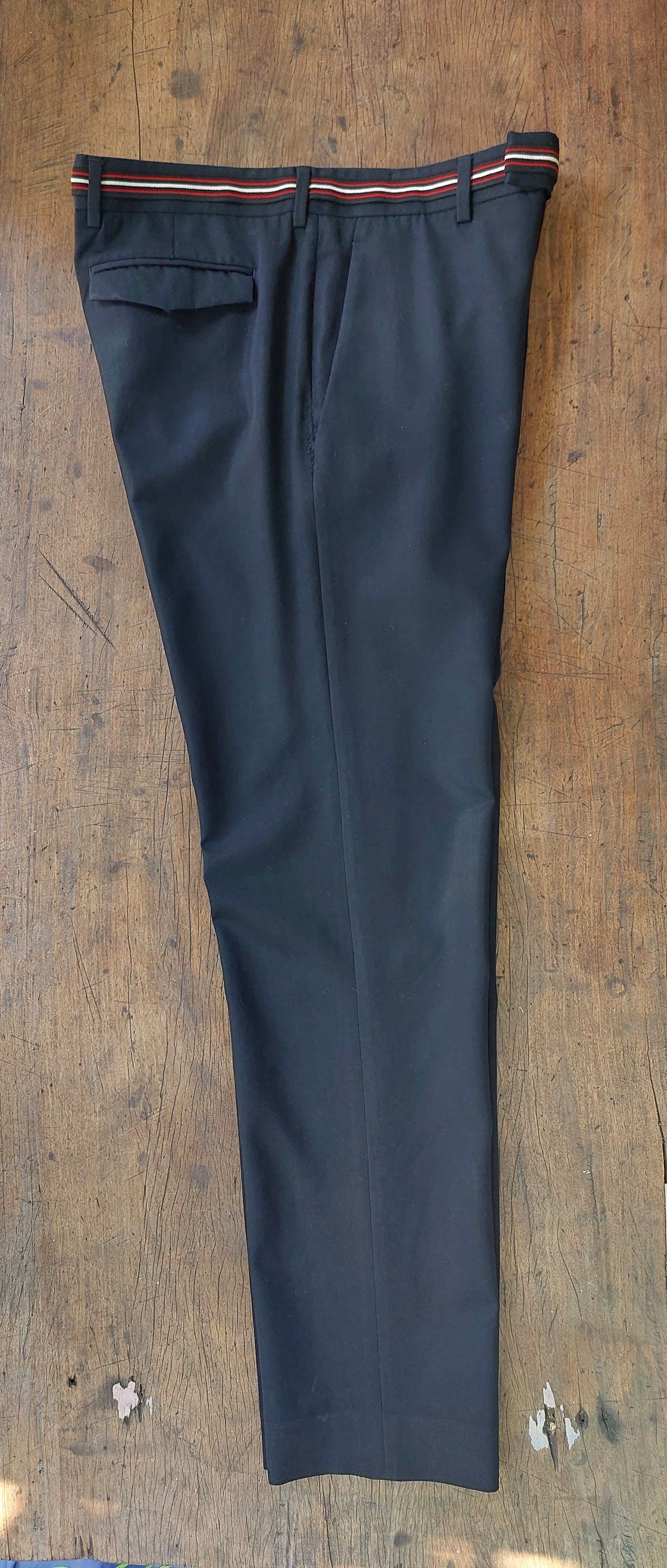 Dior Dior Homme x Kris Van Assche A/W16 Trimming Tape Belt Slacks Size US 32 / EU 48 - 2 Thumbnail