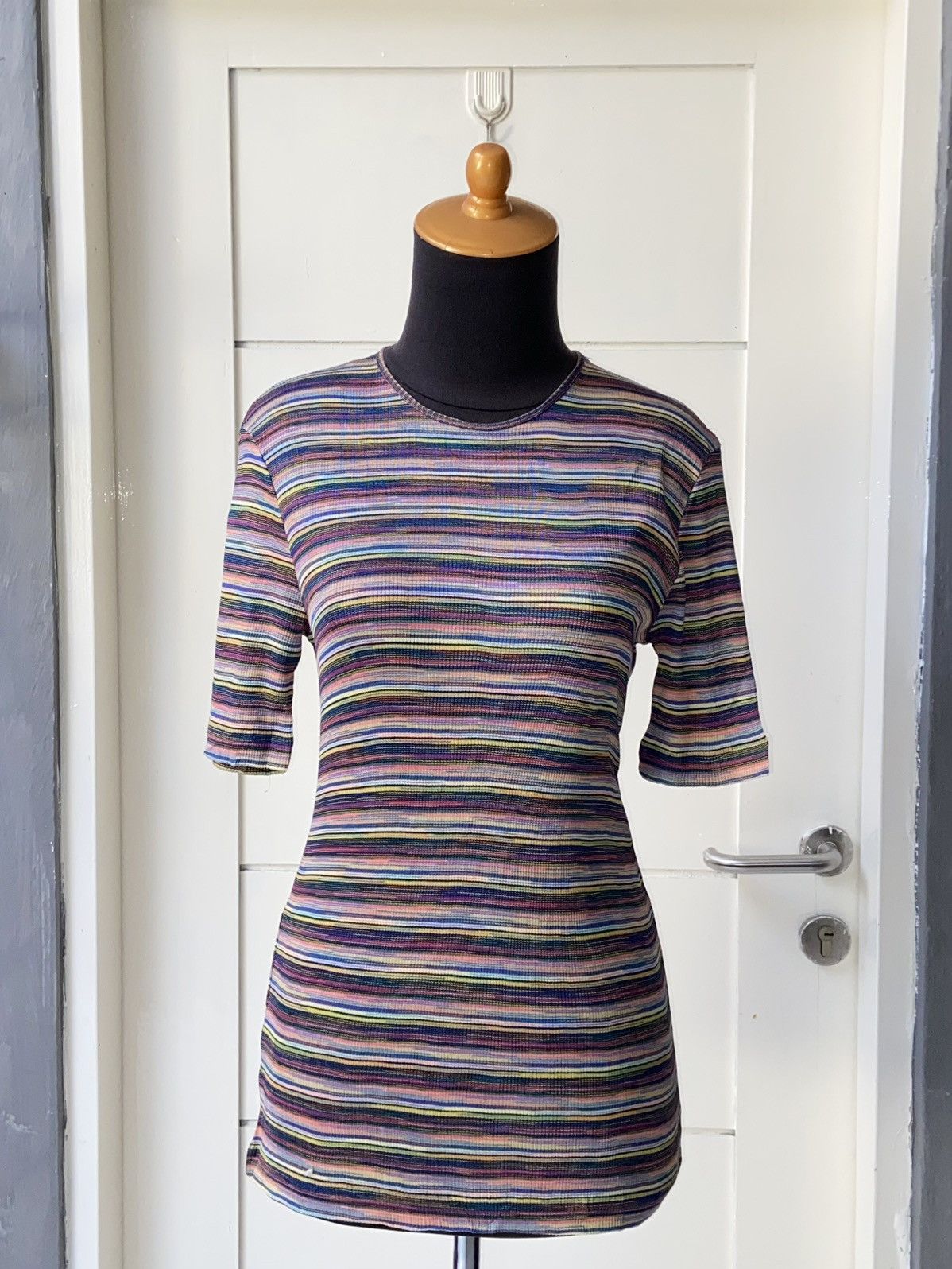 Missoni MISSONI SPORT Striped T-shirt Size US XXS / EU 40 - 1 Thumbnail
