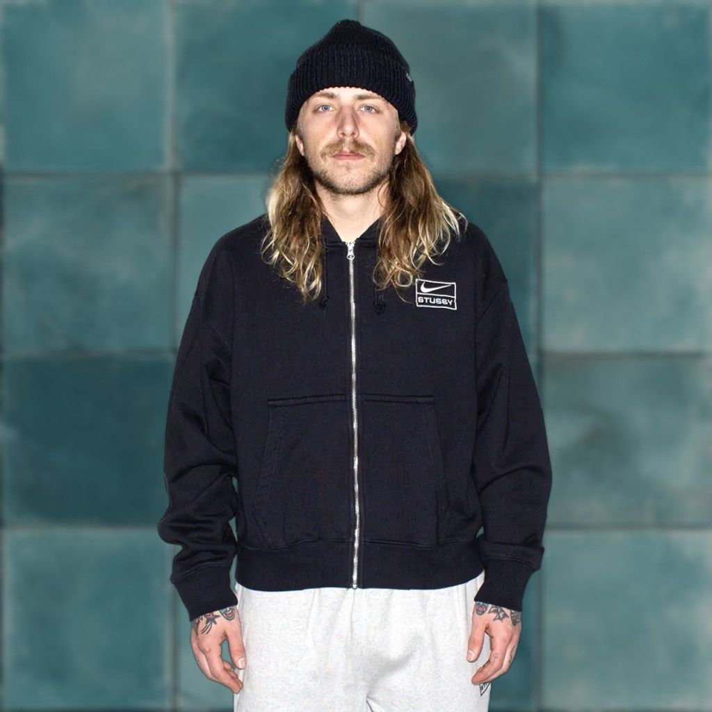 Nike × Stussy Stussy x Nike Stone Washed Fleece Zip Hoodie | Grailed