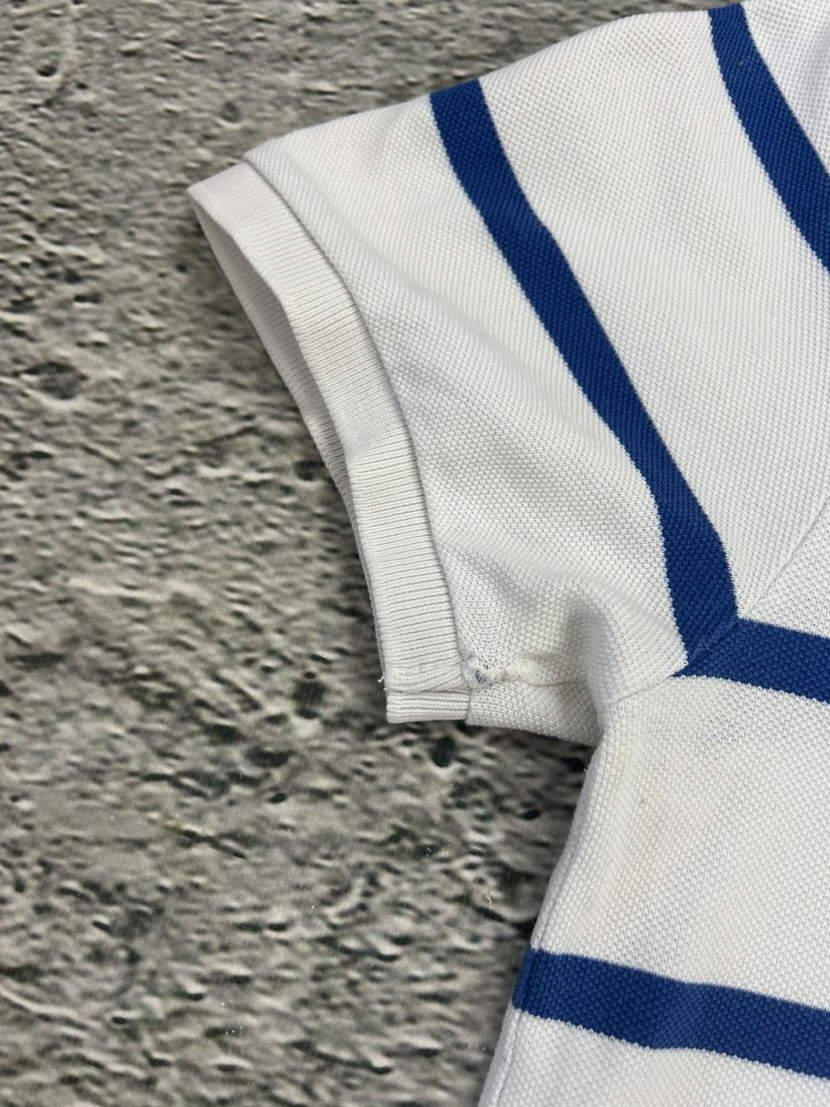 Ralph Lauren Polo Ralph Lauren t-shirt white blue striped small pony Size US S / EU 44-46 / 1 - 9 Thumbnail