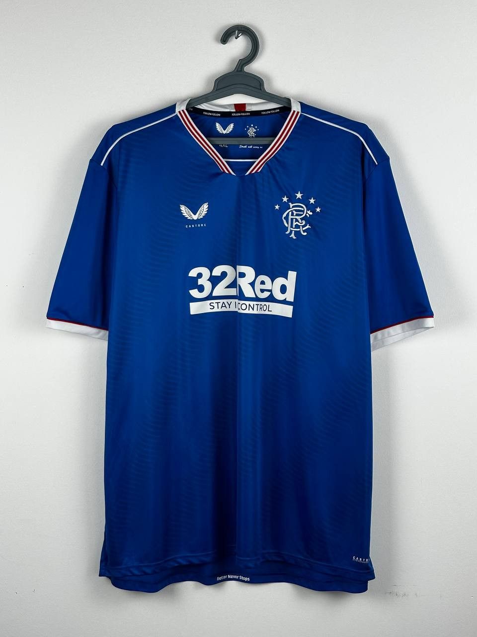 Other Glasgow Rangers 20/21 Home Blue Jersey Size US XXL / EU 58 / 5 - 1 Thumbnail