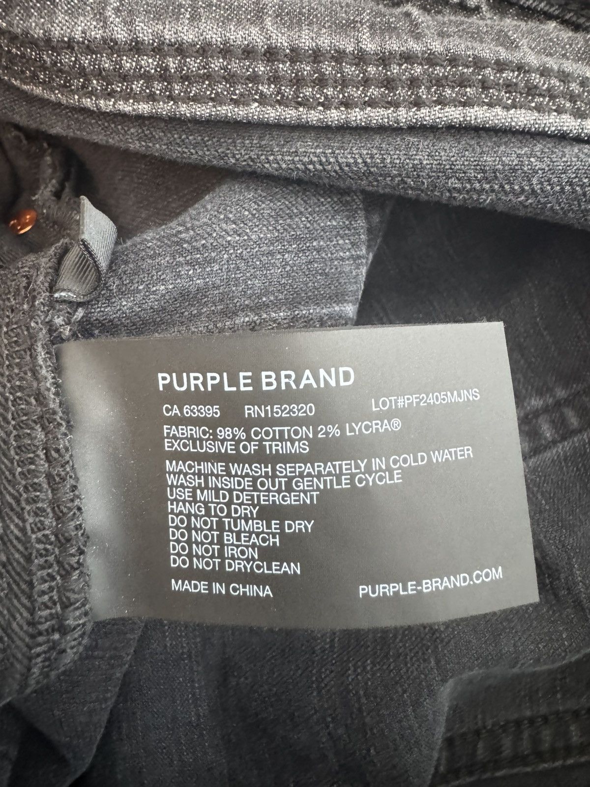 Purple Brand Purple Brand Denim Jeans Size US 36 / EU 52 - 8 Thumbnail