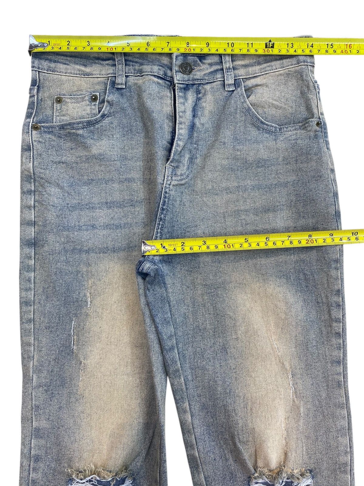 Japanese Brand Japanese Brand Mid Rise Ripped Style Zipper Jeans Size US 28 / EU 44 - 6 Thumbnail
