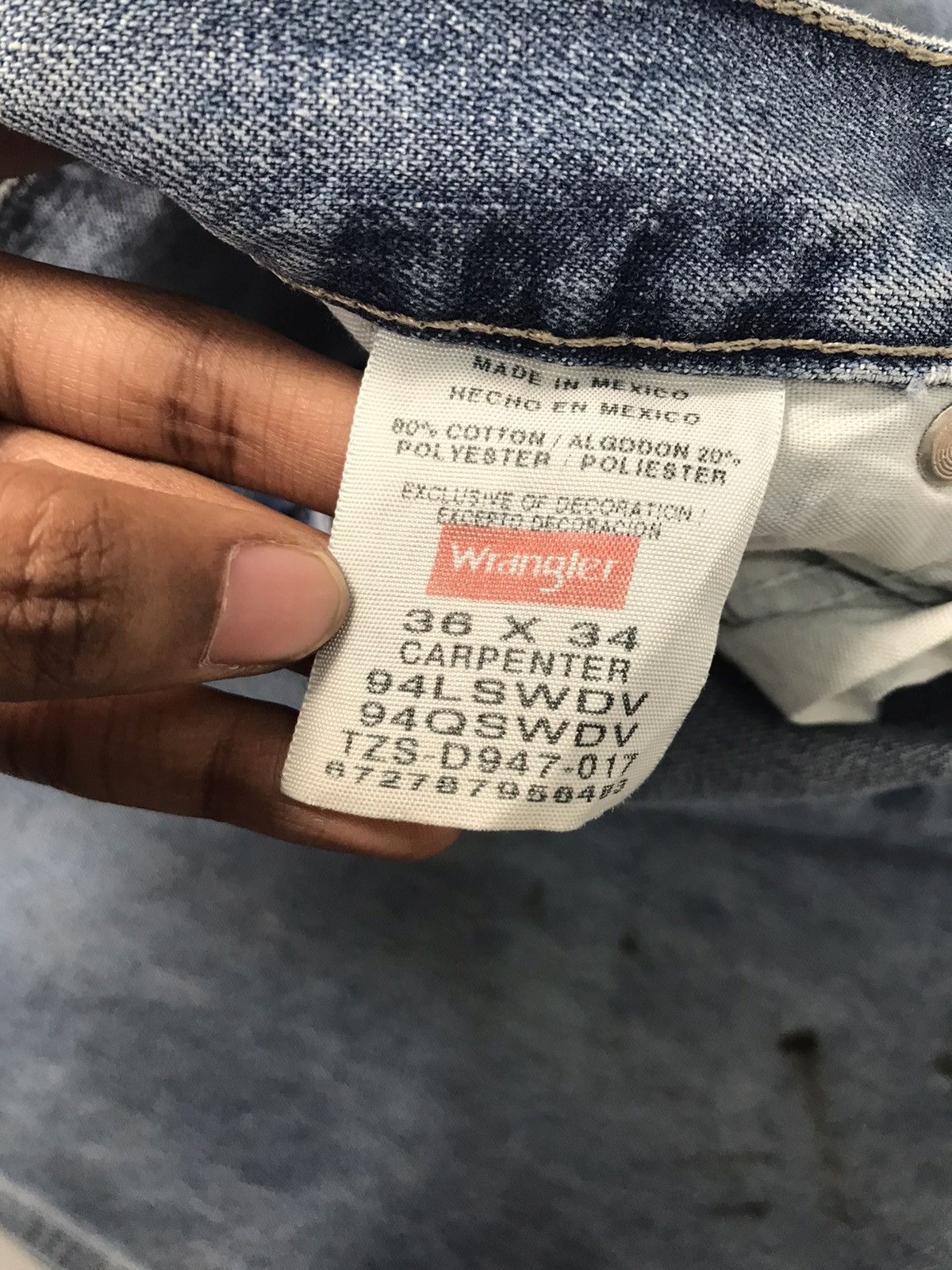 Wrangler Vintage wrangler carpenter denim Size US 34 / EU 50 - 7 Thumbnail