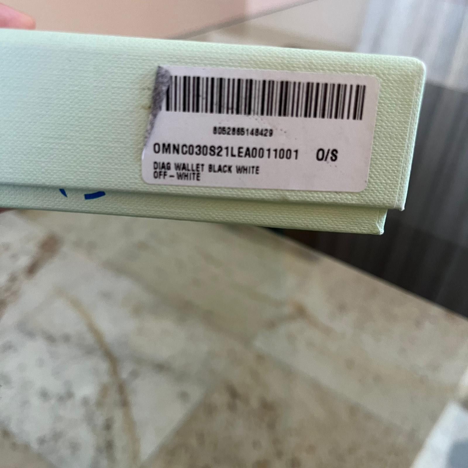 Off-White Diagonal Wallet in Black White Size ONE SIZE - 9 Thumbnail