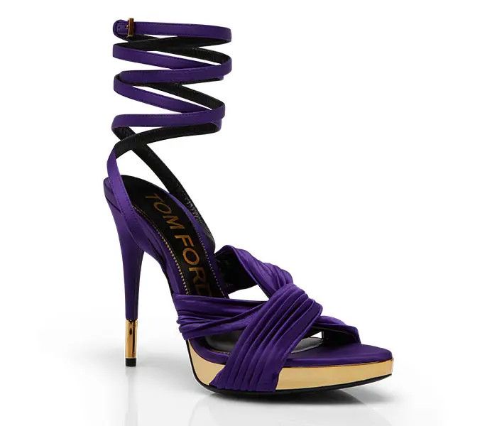 Tom Ford o1loc1c0924 W3256 Platform Sandals in Purple Size US 9 / IT 39 - 2 Thumbnail