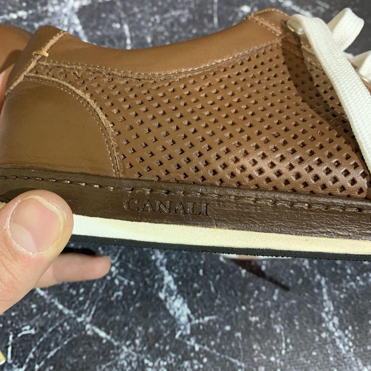 Canali Canali Leather men’s Sneakers Size 41 EU Size US 7.5 / EU 40-41 - 14 Thumbnail