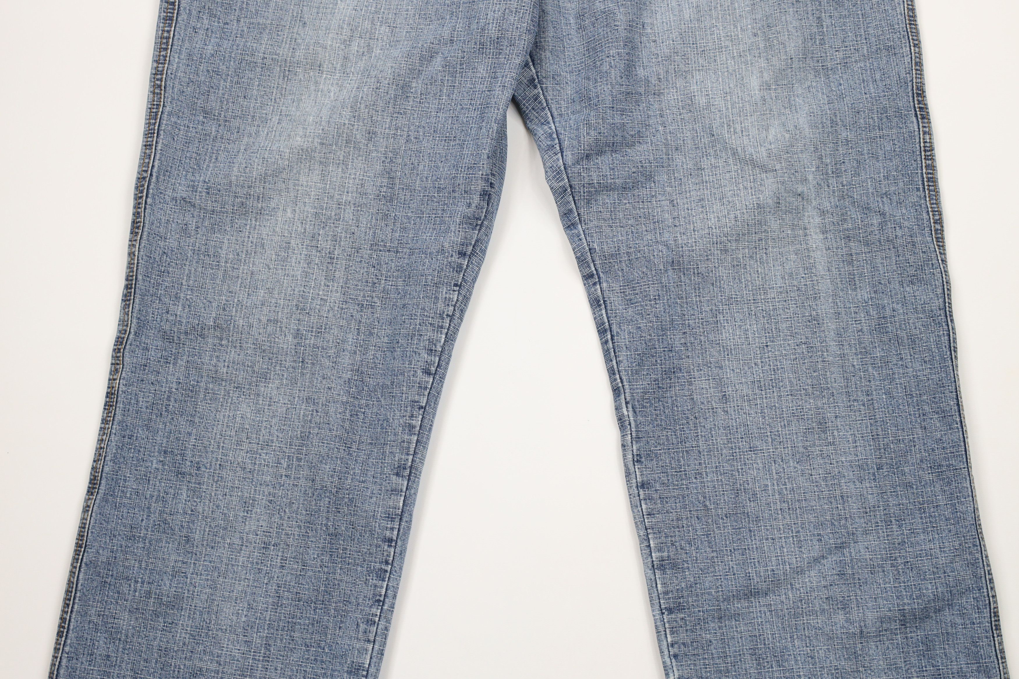 Phat Farm × Vintage Vintage Phat Farm Spell Out Baggy Wide Leg Denim Jeans Size US 34 / EU 50 - 3 Thumbnail