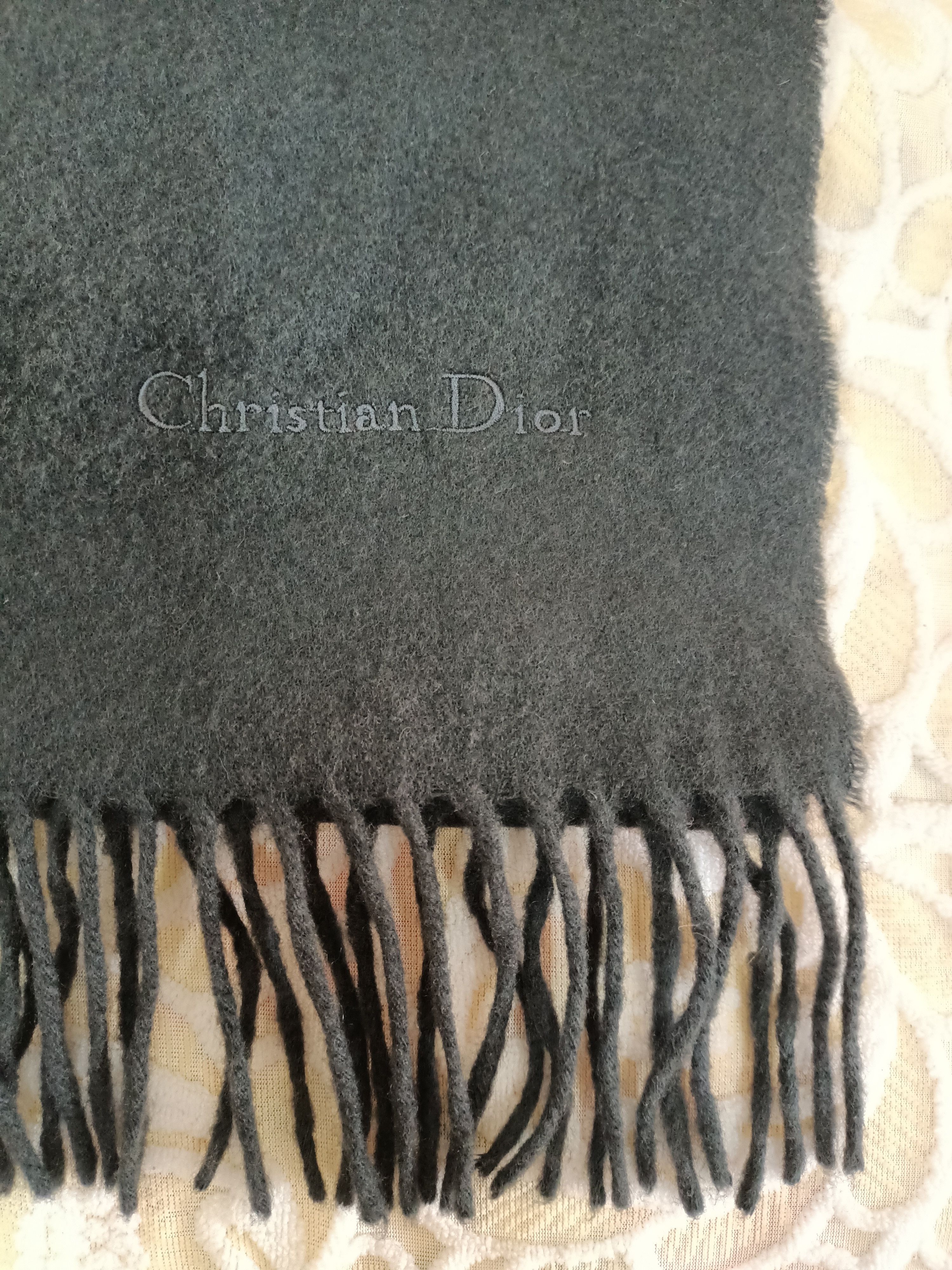 Christian Dior Monsieur Christian Dior lambswool muffler Size ONE SIZE - 3 Thumbnail