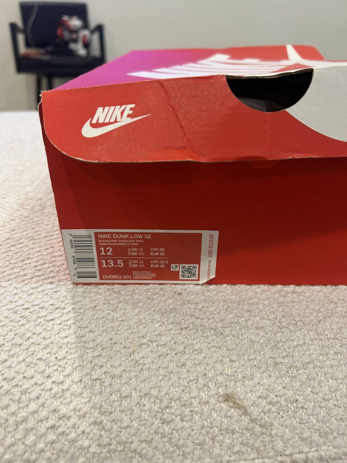 Nike Nike Dunk Low Pro Ishod Wair Dark Choclate Brown Size US 12 / EU 45 - 7 Thumbnail
