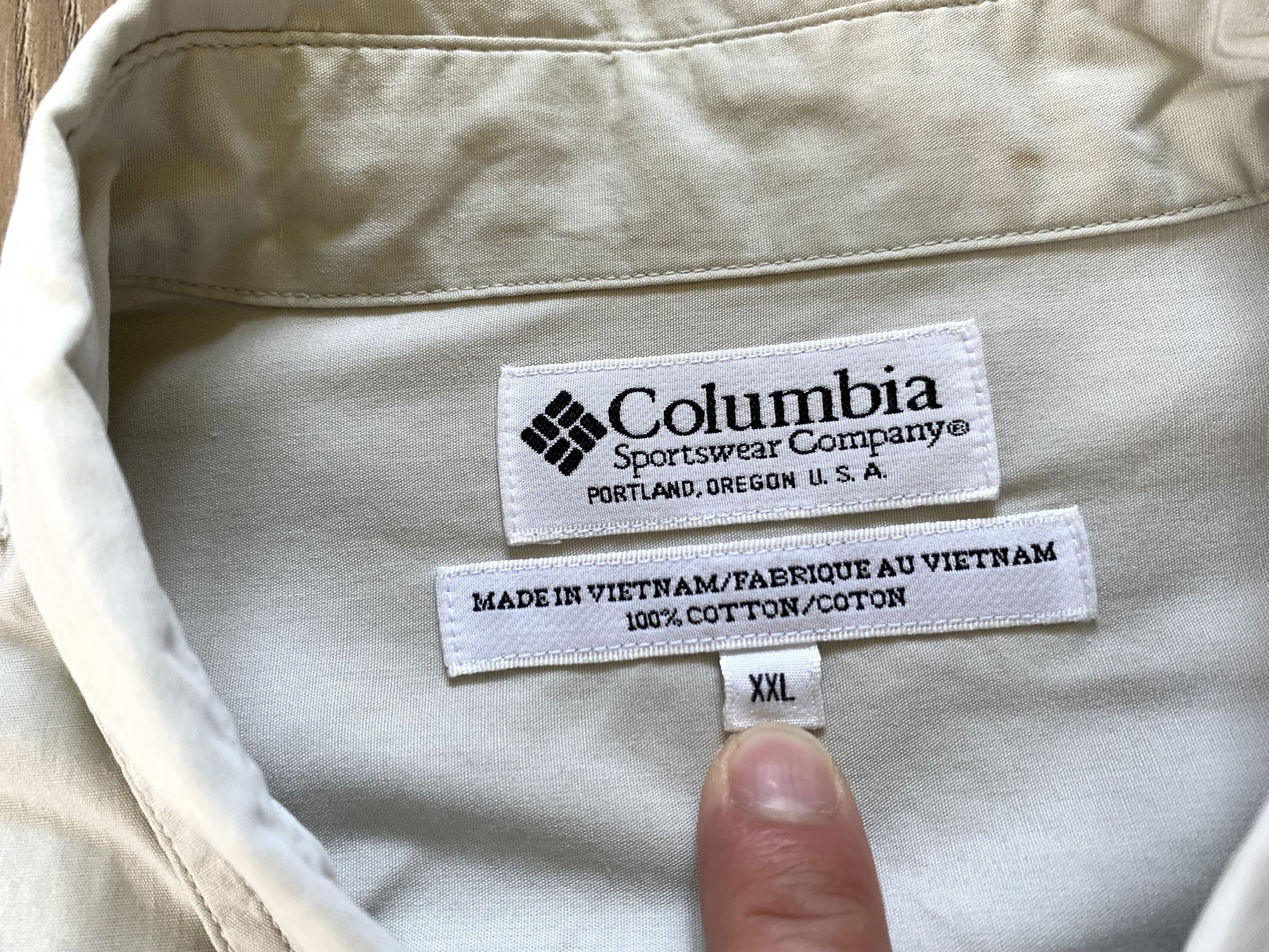 Columbia Columbia Pocket Cotton Short Sleeve Shirt Size US XXL / EU 58 / 5 - 6 Thumbnail