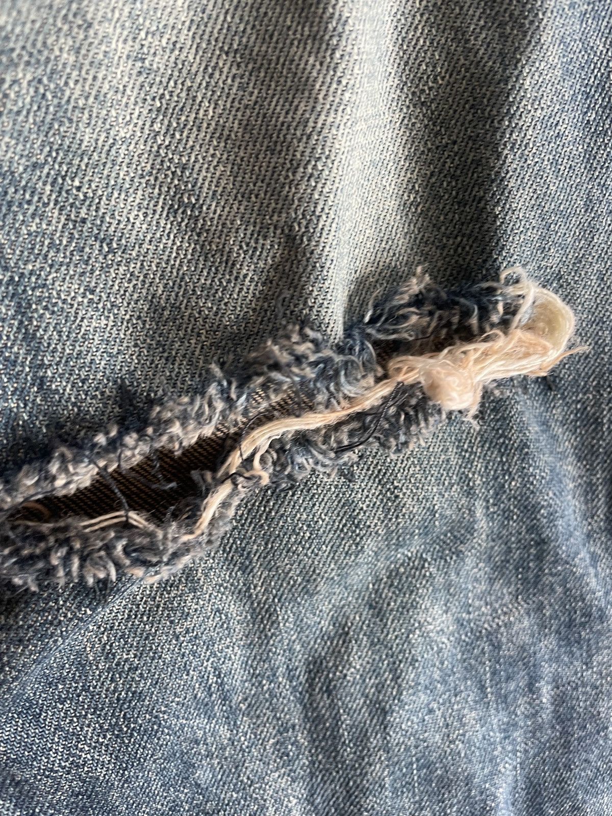 If Six Was Nine 2000s Japanese archive Vkei Distressed Flare Mud-wash Jeans Size US 30 / EU 46 - 11 Thumbnail