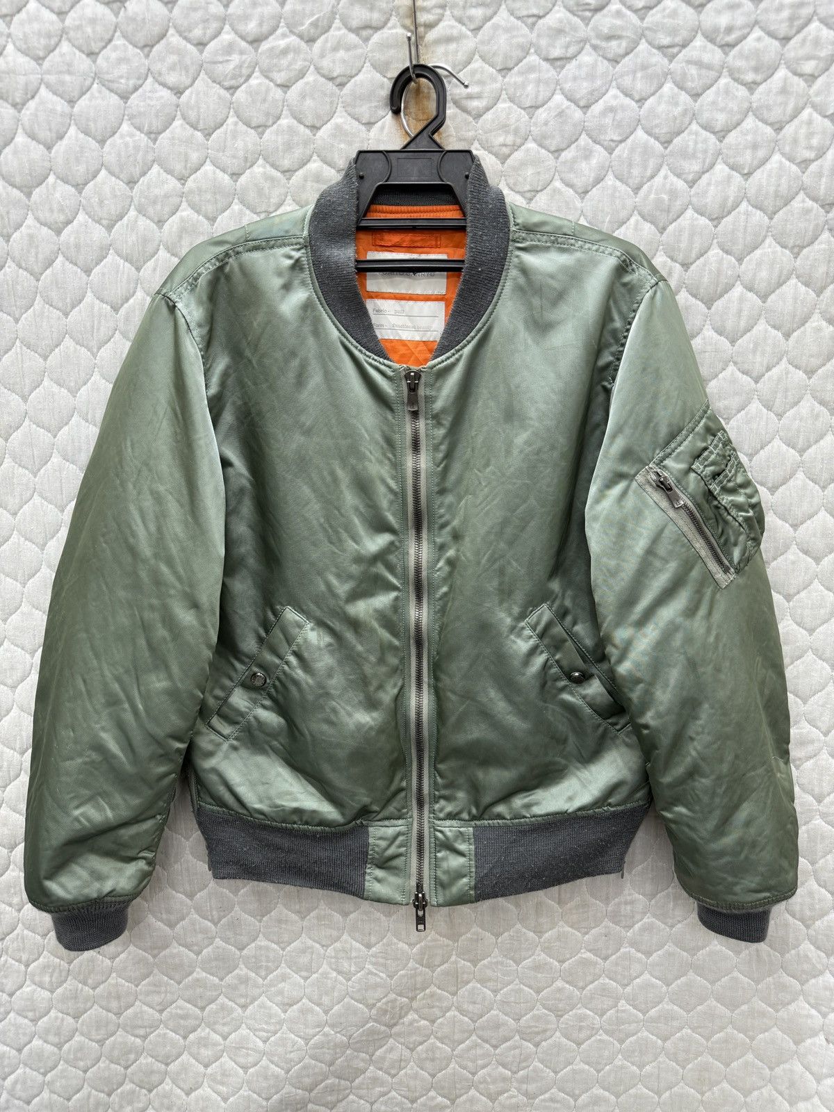 Fumito Ganryu 🔥🔥🔥ARCHIVE AW20 FUMITO GANRYU MA1 BOMBER FLIGHT JACKET Size US M / EU 48-50 / 2 - 1 Thumbnail