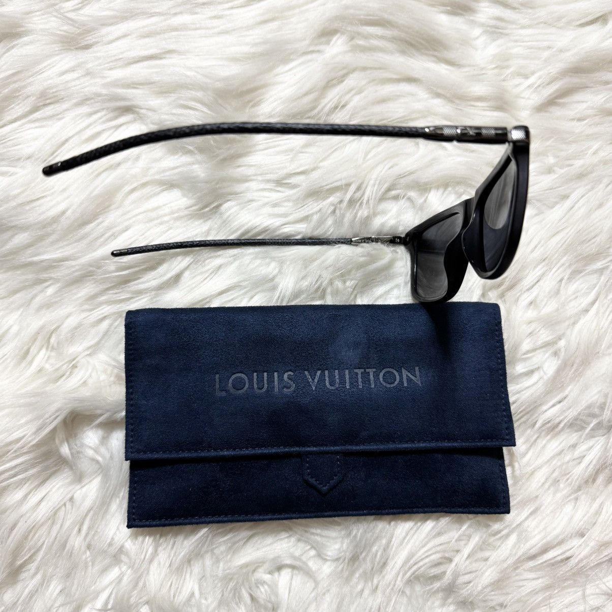 Louis Vuitton Louis Vuitton Alliance Sunglasses Z0771E Damier Graphite Size ONE SIZE - 9 Thumbnail