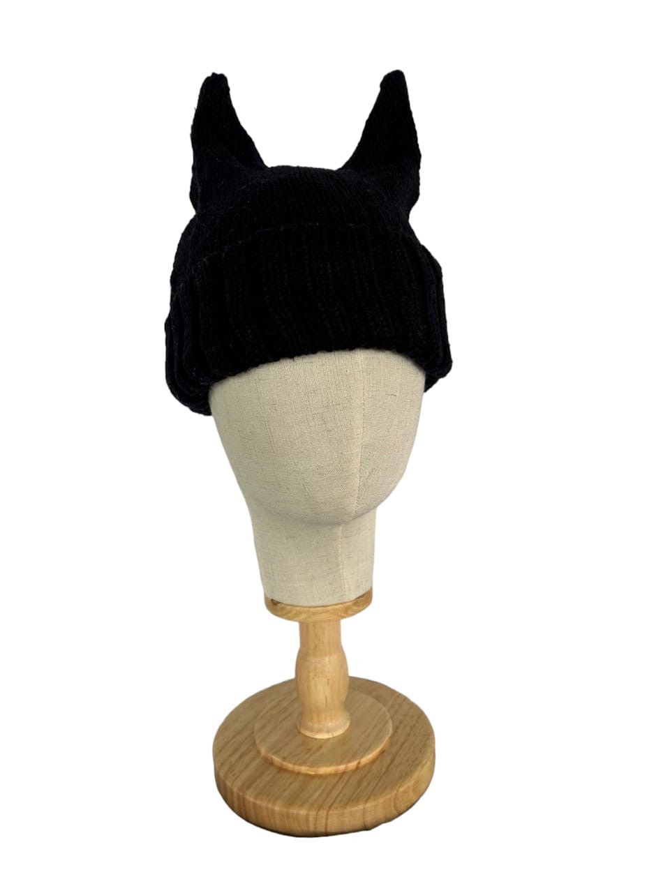 Bunny Ear Devil Horn design beanie hats ☠️🔥