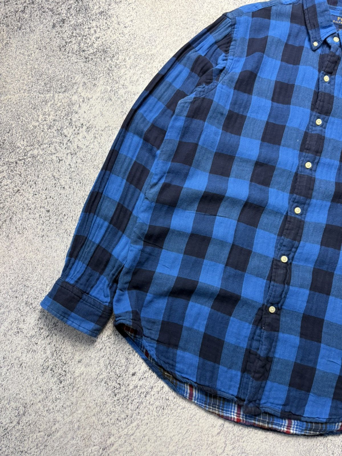 Flannel Vintage RALPH LAUREN Flanel Plaid Shirt USA Size US L / EU 52-54 / 3 - 9 Thumbnail