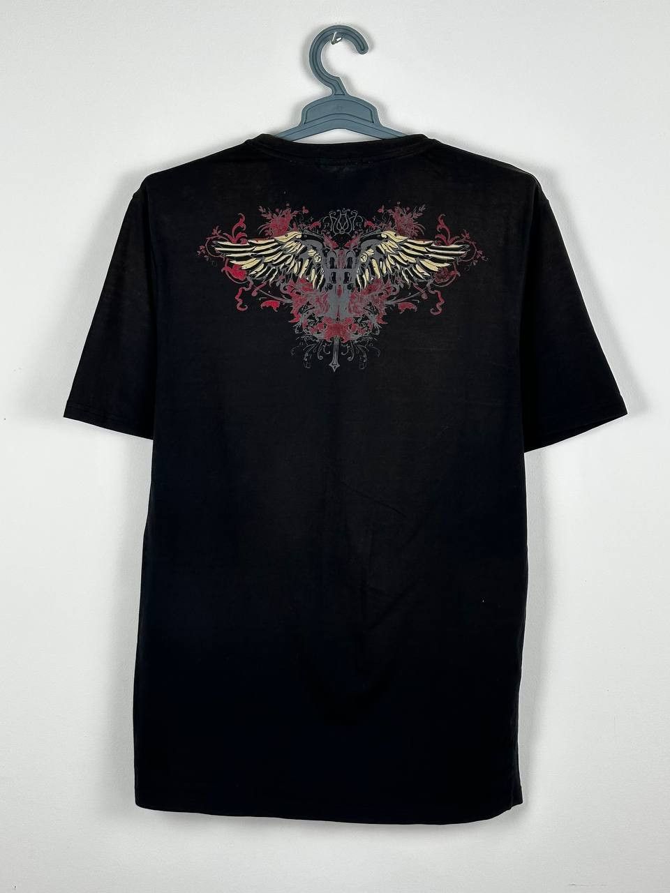 Emporio Armani Vintage Emporio Armani Revolver Y2K Distressed T Shirt Size US L / EU 52-54 / 3 - 9 Thumbnail