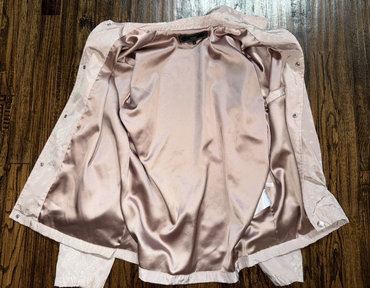 Kith KITH Silk Satin Pink Paisley Coaches Jacket SS24 Size Medium Size US M / EU 48-50 / 2 - 7 Thumbnail