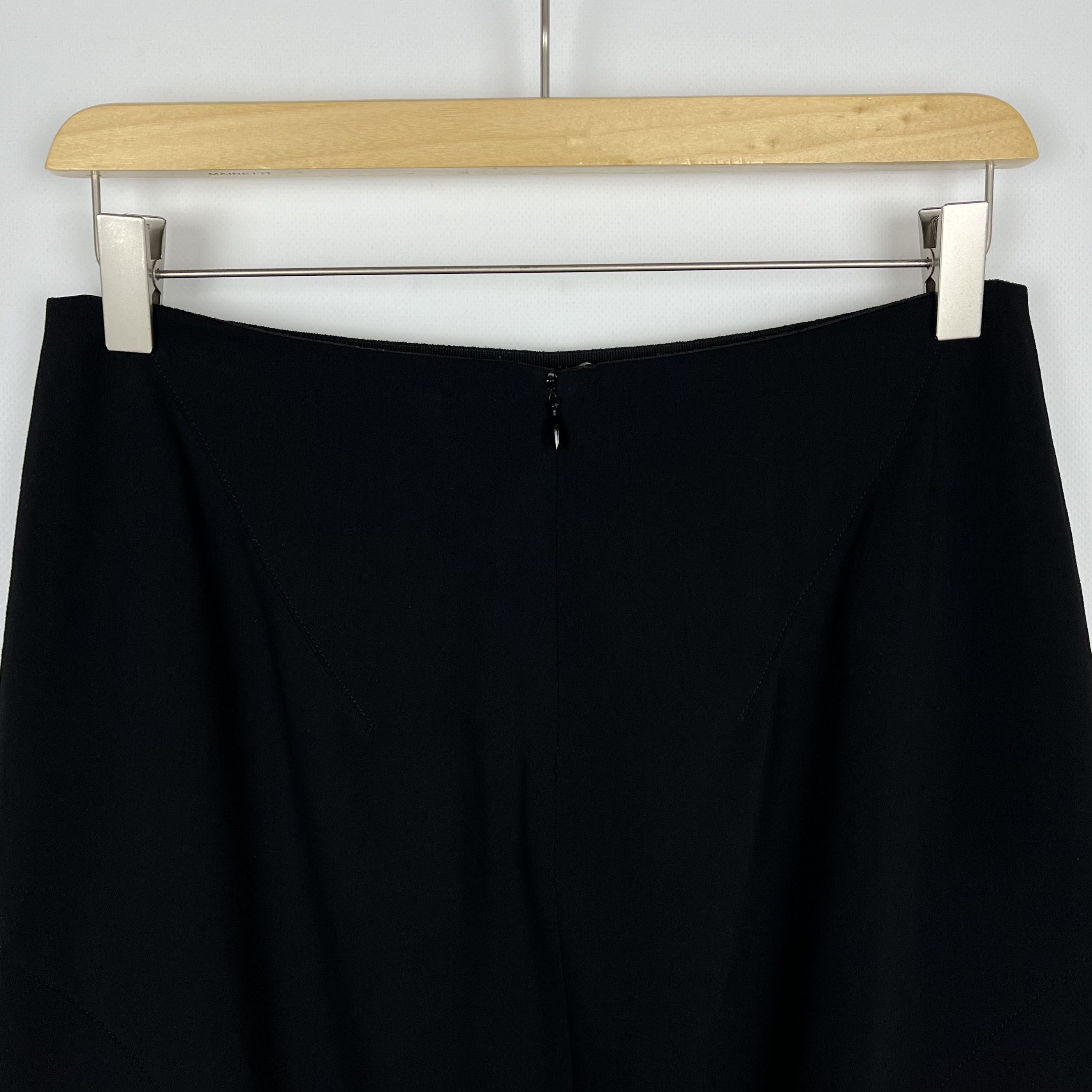 Maison Margiela Maison Margiela Line 1 Avant-Garde Back Zip Black Midi Skirt Size 28" / US 6 / IT 42 - 18 Thumbnail