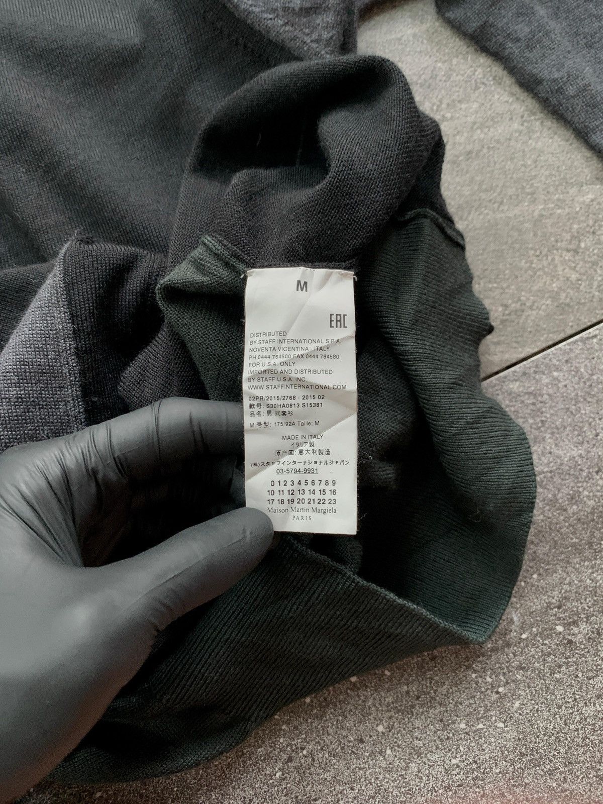 Maison Margiela FREE TAX! Two Tone Double Pocket Cardigan Size US M / EU 48-50 / 2 - 6 Thumbnail