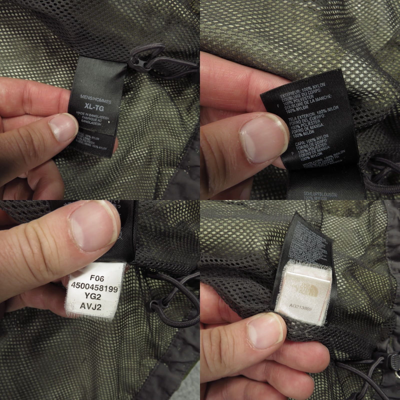 The North Face The North Face Jacket Mens XL Olive Green Hyvent Shell Vented Lightweight Taped FLAW Size US XL / EU 56 / 4 - 9 Thumbnail
