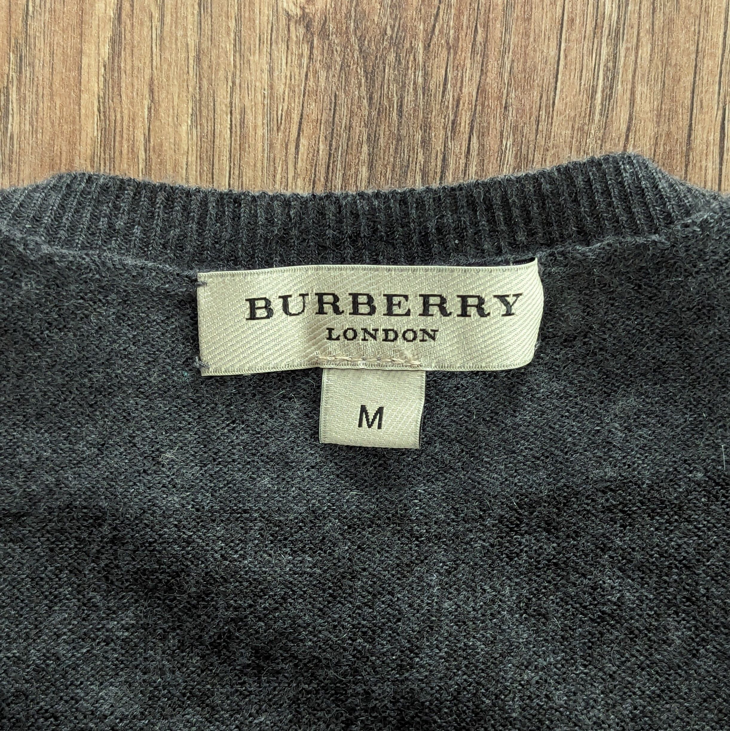 Burberry BURBERRY Wool Silk Neck Men's Sweater Size M Luxury Brand Size US M / EU 48-50 / 2 - 22 Thumbnail