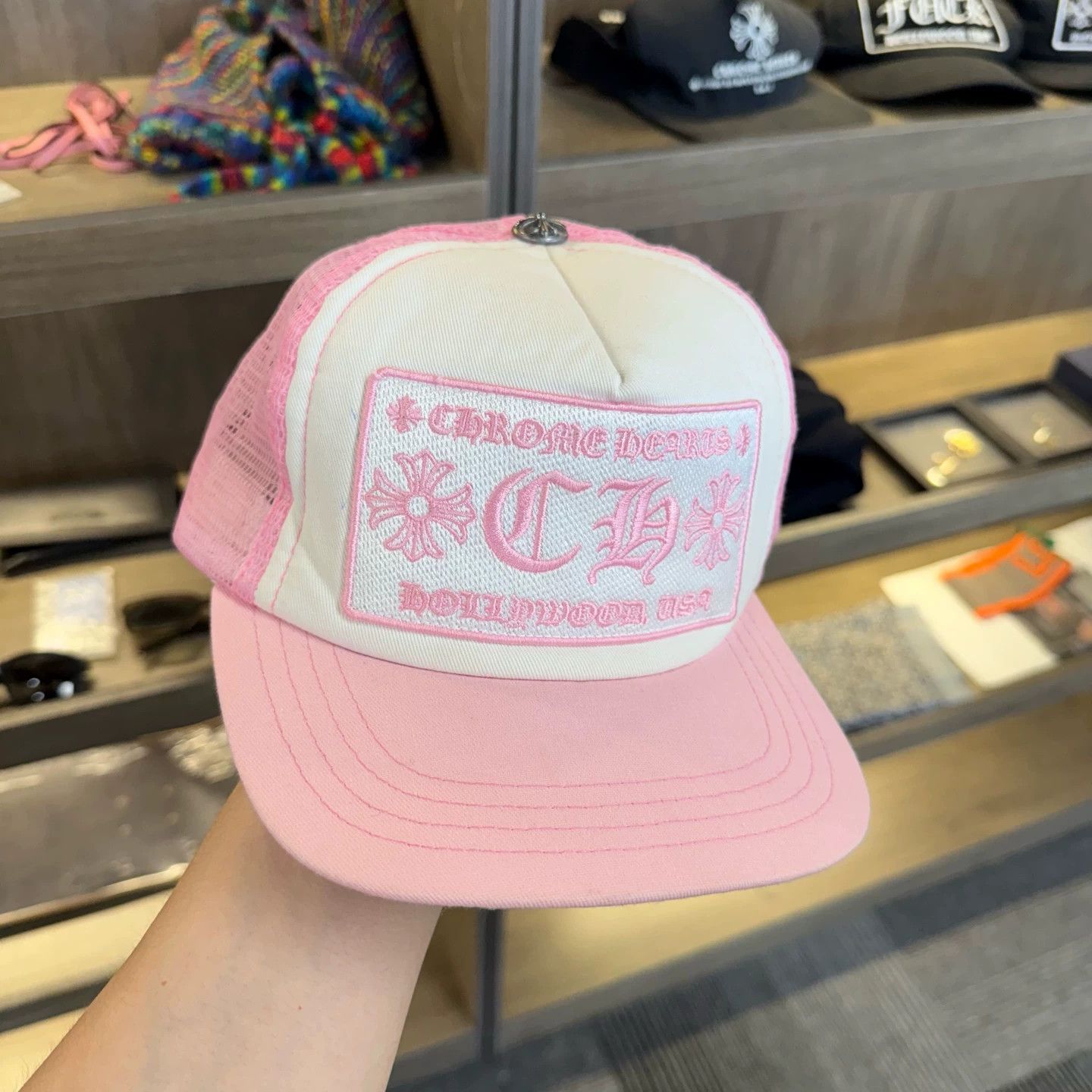 Chrome Hearts Chrome Hearts Pink CH Emb Baseball Jkt 99N Size ONE SIZE - 1 Thumbnail