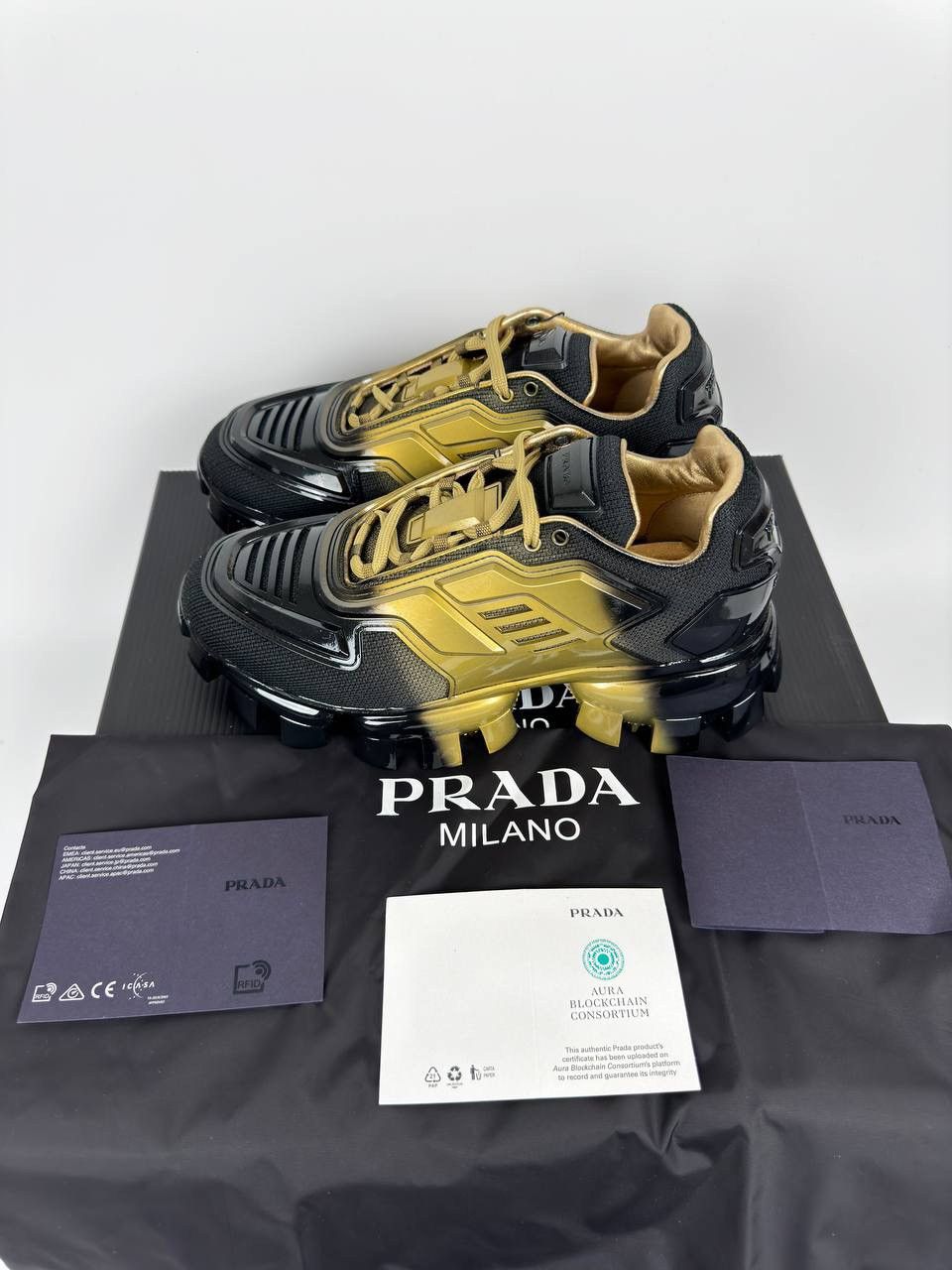 Prada Prada Cloudbust Thunder Sneakers Size US 5.5 / EU 38 - 13 Thumbnail