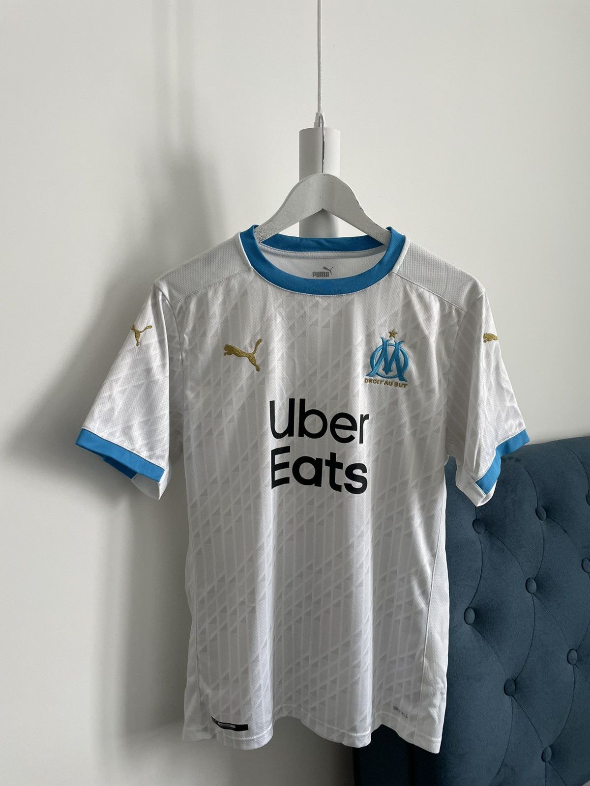 Puma Puma Olympique Marseille 2020/2021 Home Football Shirt RARE Size US M / EU 48-50 / 2 - 1 Thumbnail