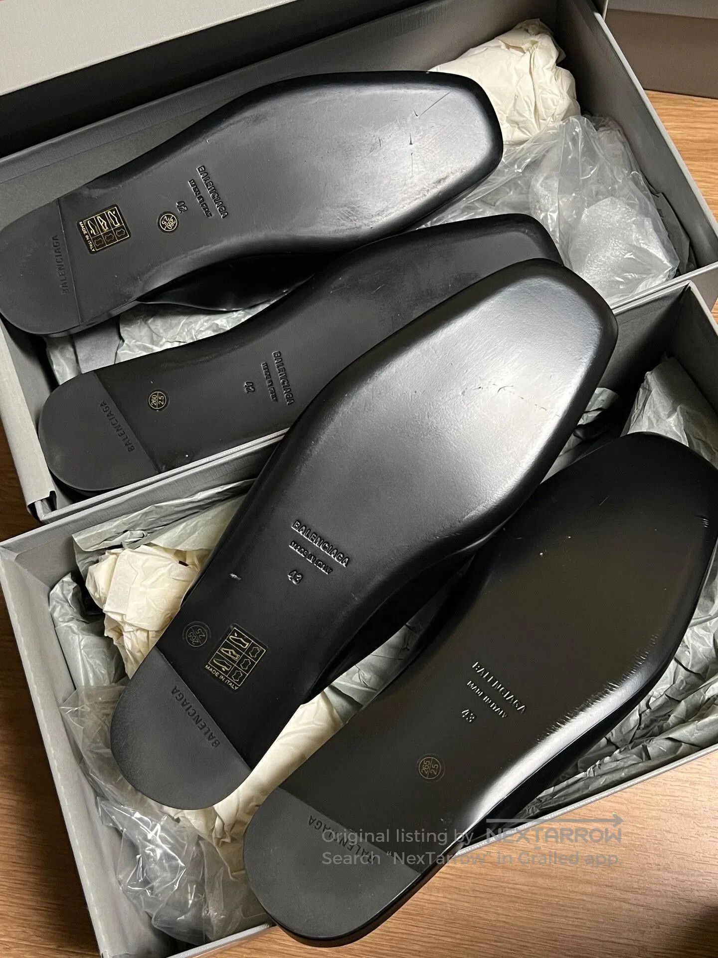Balenciaga Balenciaga Black BB Logo Mules. Size US 10 / EU 43 - 6 Thumbnail