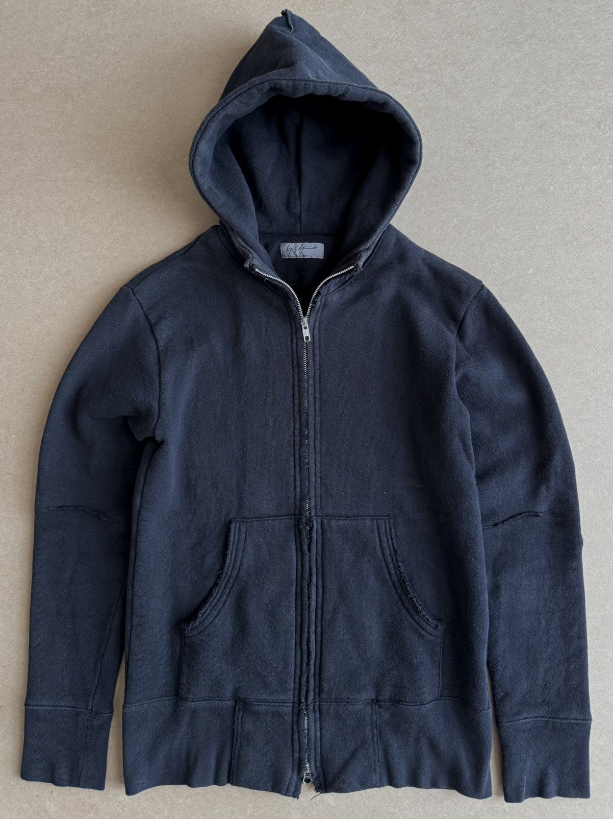 Yohji Yamamoto FW09 Pour Homme Darted Zip Hoodie Size US M / EU 48-50 / 2 - 1 Thumbnail