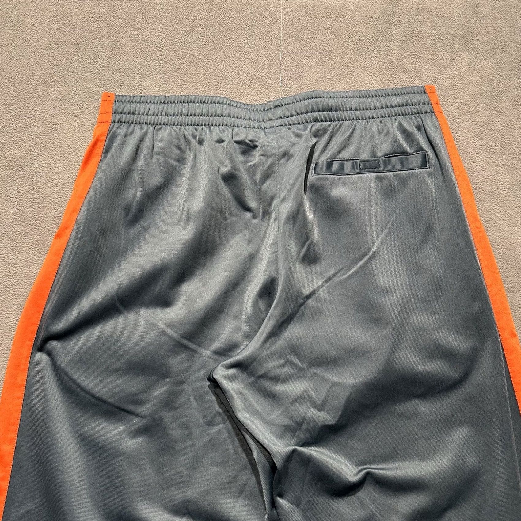 Nike VINTAGE Nike Track Pants Mens Large Gray Polyester Straight Relaxed Fit Swoosh Air Force Falcons Football Size US 33 - 4 Thumbnail