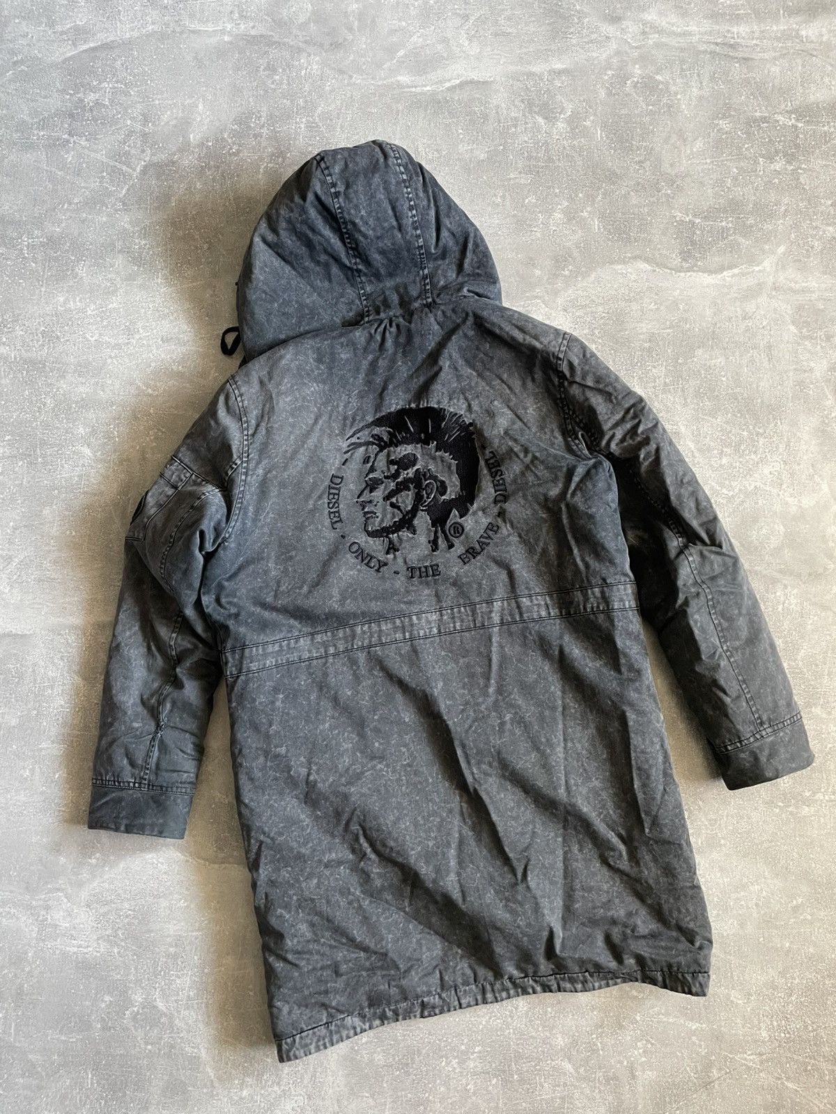 Diesel Diesel Vintage Coat Jacket Y2K 90s desert chrome cold scull Size US M / EU 48-50 / 2 - 1 Thumbnail