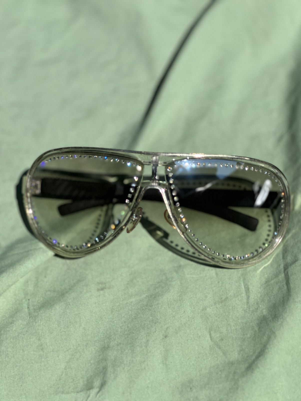 Gucci Vintage Gucci Swarovski crystal sunglasses 2007 Size ONE SIZE - 6 Thumbnail