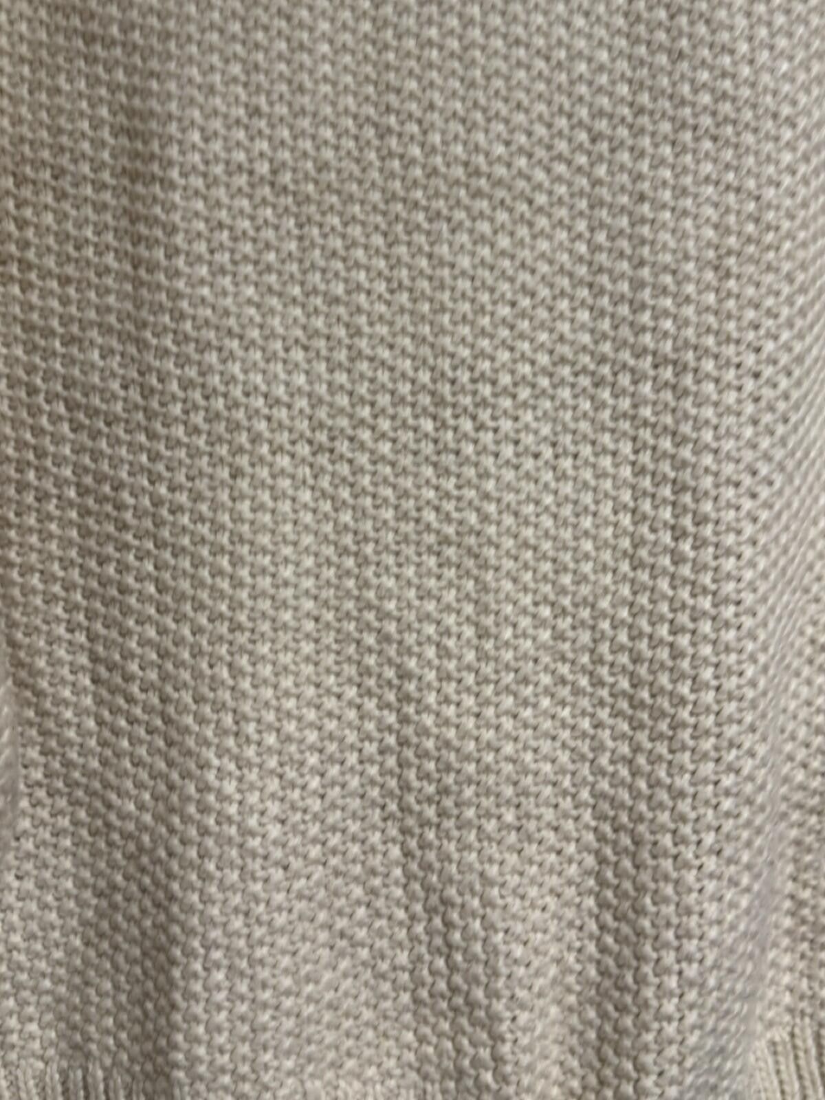 H&M H&M Women Beige Oversized Cable Knit Sweater XS Pullover Size XS / US 0-2 / IT 36-38 - 9 Thumbnail