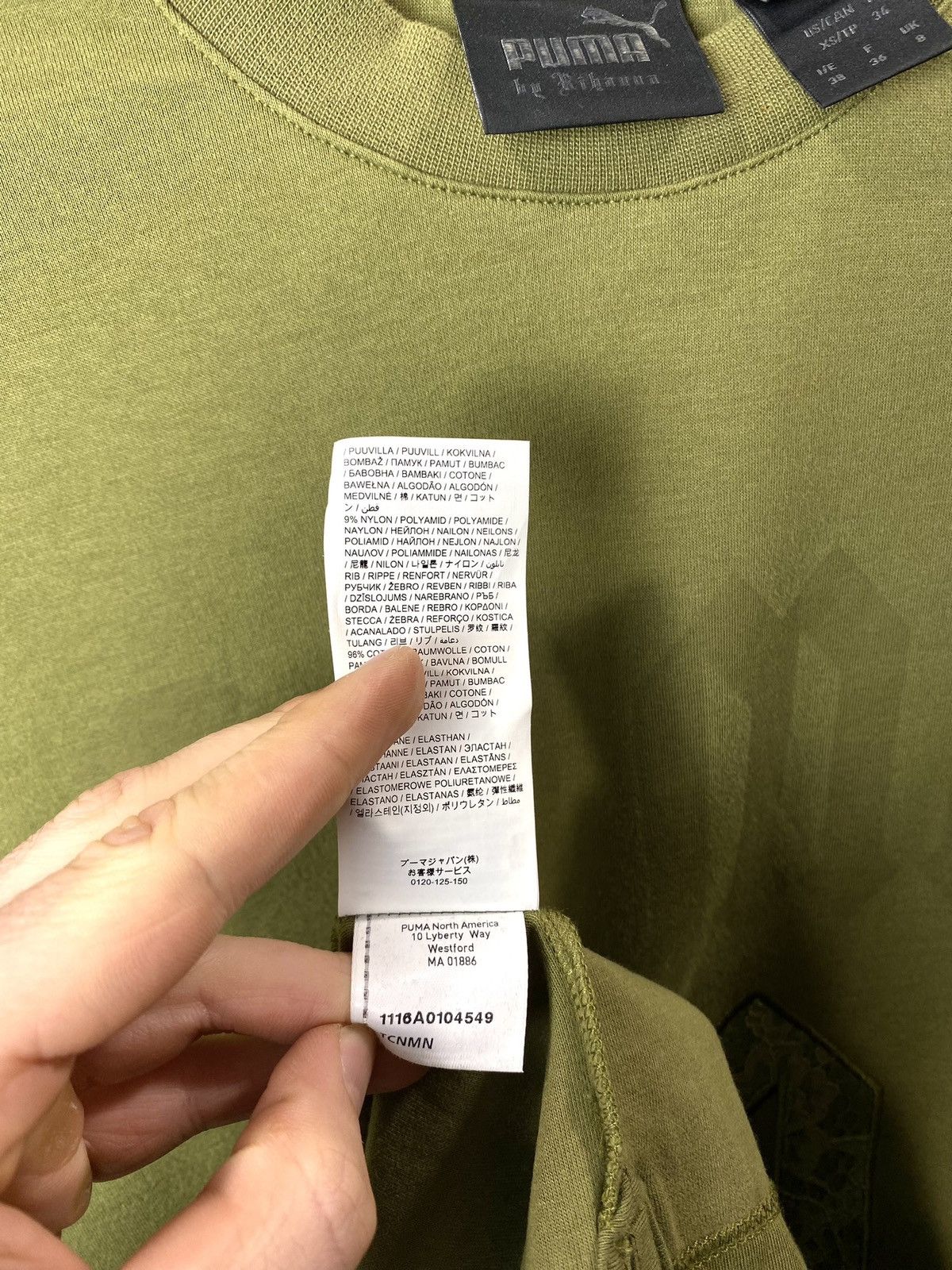 Fenty × Puma Puma x Rihanna Fenty Sweatshirt Longsleeve Size ONE SIZE - 9 Thumbnail