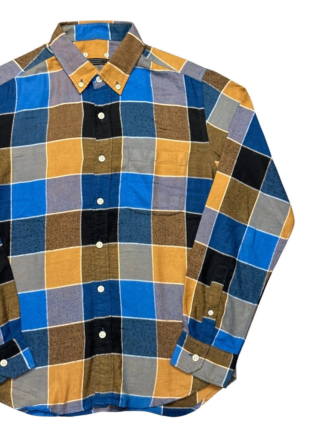 Japanese Brand SHOPNET JAPAN BUTTON DOWN PLAID SHIRT Size US M / EU 48-50 / 2 - 2 Thumbnail