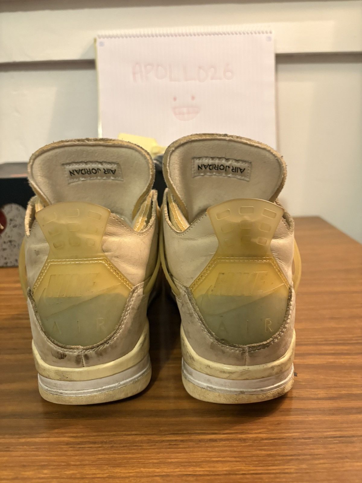 Nike × Off-White Off-White Nike Air Jordan 4 Sail US8 Size US 8 / EU 41 - 8 Thumbnail