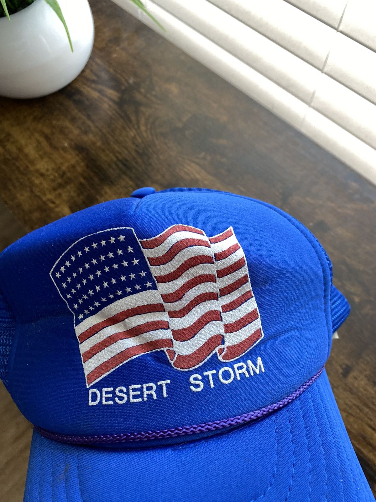 Vintage Vintage 80s Desert Storm Trucker Hat Size ONE SIZE - 3 Thumbnail