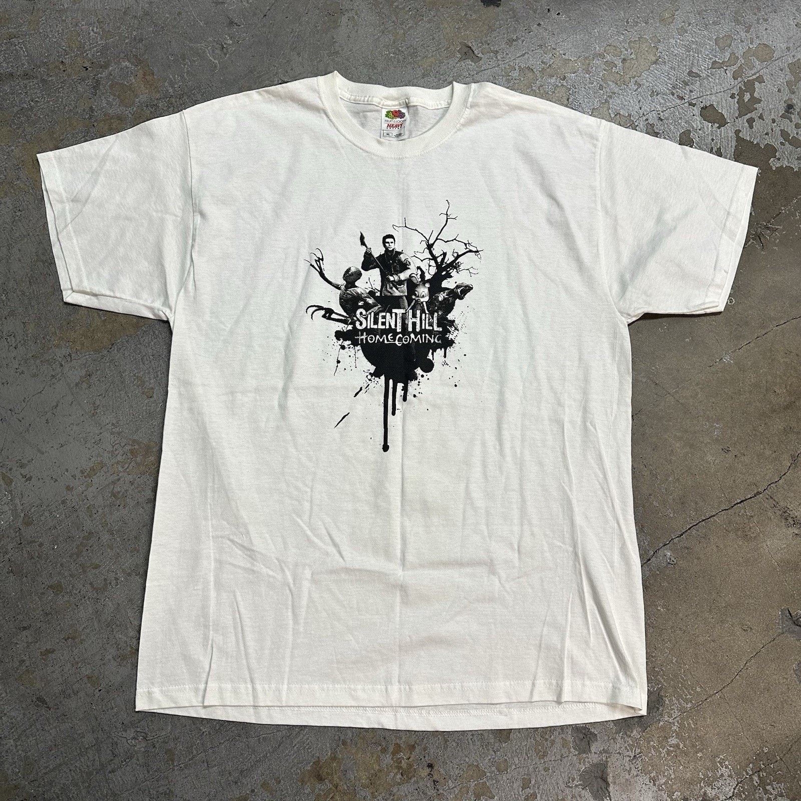 Microsoft × Playstation × Sony Vintage 2008 Silent Hill Homecoming Video Game Promo T-Shirt Size US XL / EU 56 / 4 - 2 Thumbnail