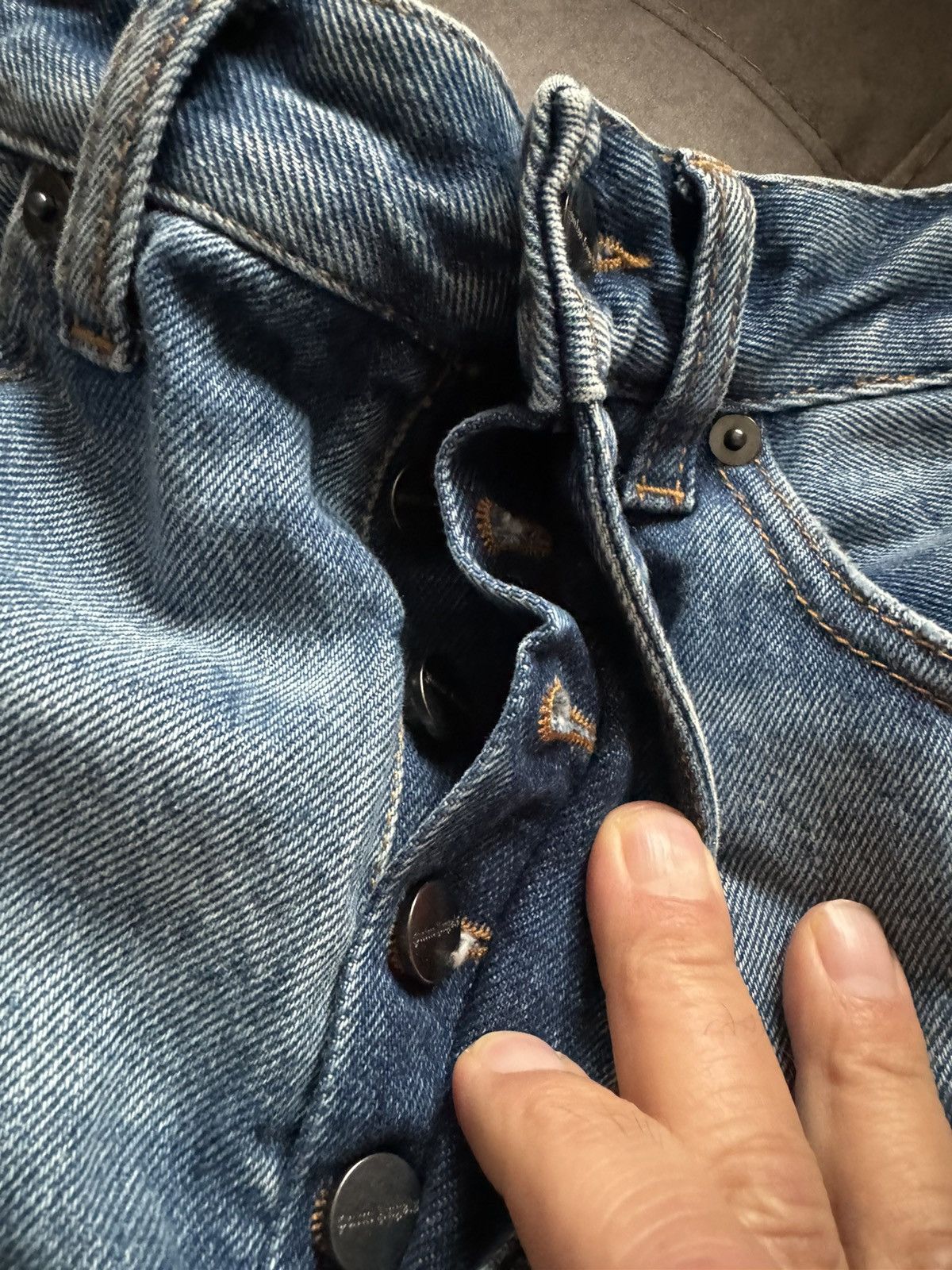 Palm Angels PALM ANGELS men jeans SEE SIZES IN PHOTOS BY TAPE MEASURE Size US 29 - 11 Thumbnail