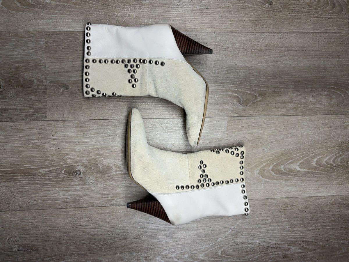 Isabel Marant White Isabel Marant Layo Studded Heel boots Size US 6 / IT 36 - 1 Thumbnail