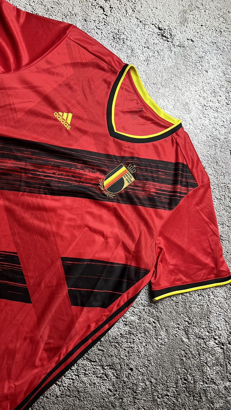 Adidas 2020-2021 Belgium national football team adidas jersey 2-3XL Size US XXL / EU 58 / 5 - 2 Thumbnail