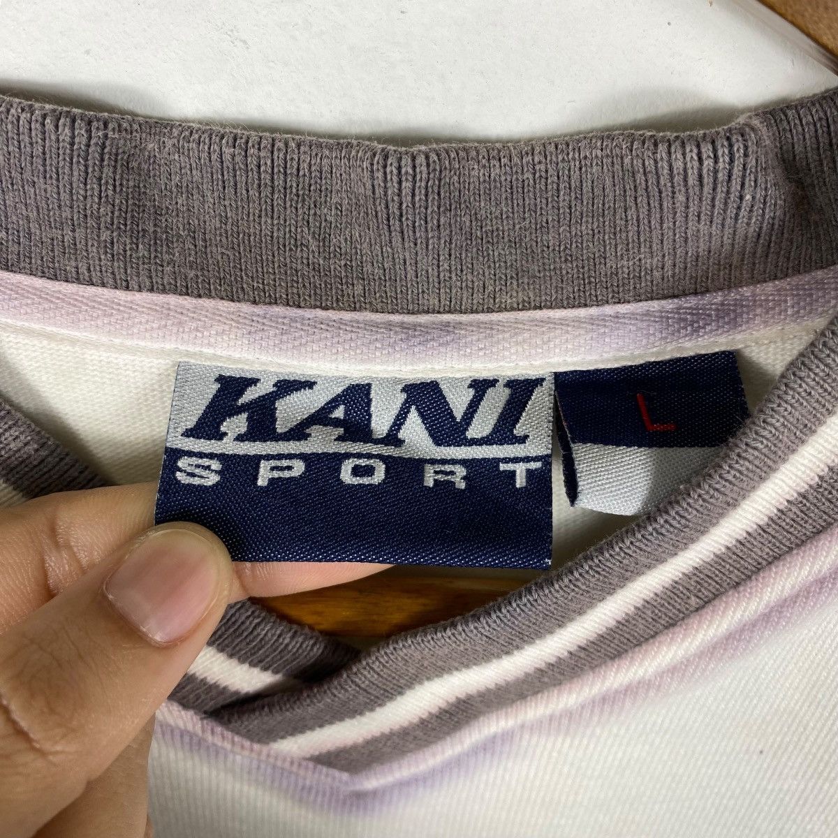 Karl Kani × Vintage Vintage 90's KANI SPORT Embroidery Hip-Hop Streetwear Tee Size US L / EU 52-54 / 3 - 5 Thumbnail