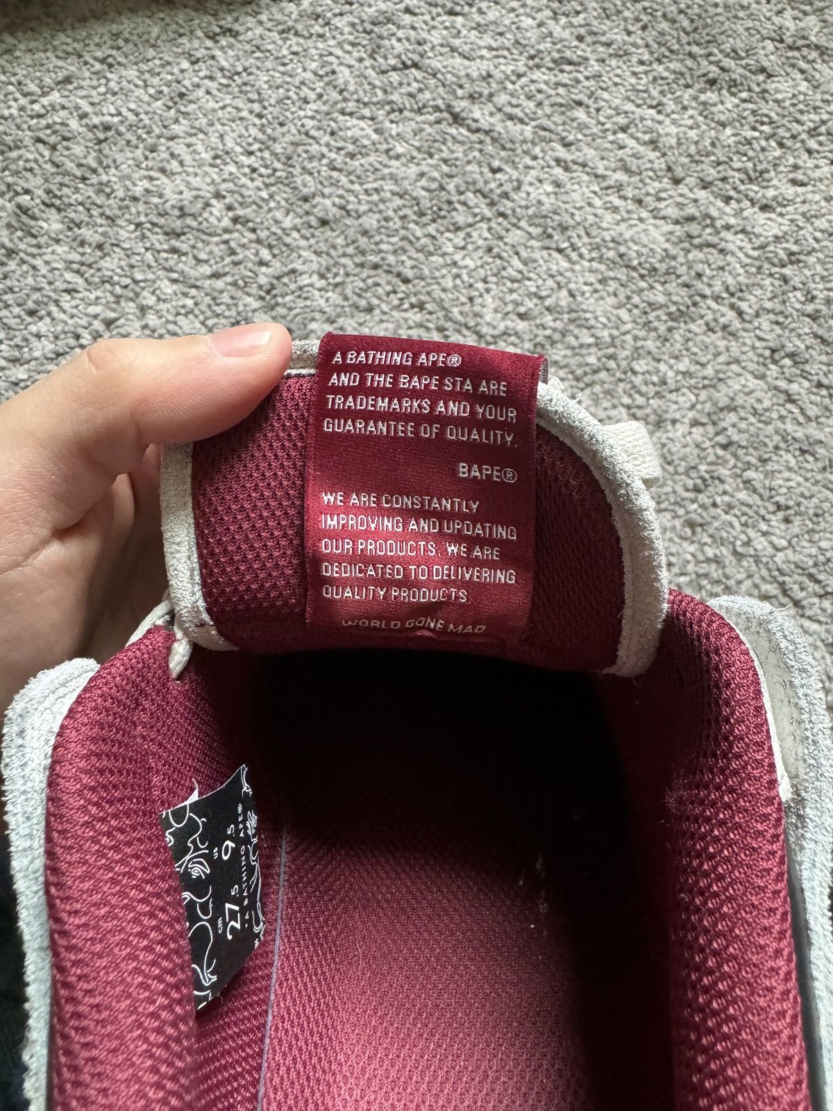 Bape SK8 STA Size US 9.5 / EU 42-43 - 12 Thumbnail