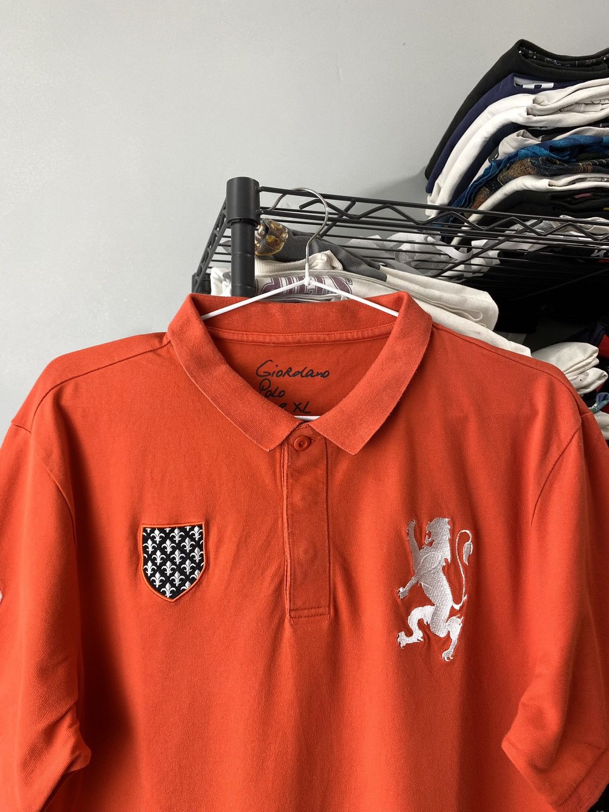 Giordano Giorado Luxury Polo Shirt Tee Ralph Lauren Style Size US XL / EU 56 / 4 - 2 Thumbnail