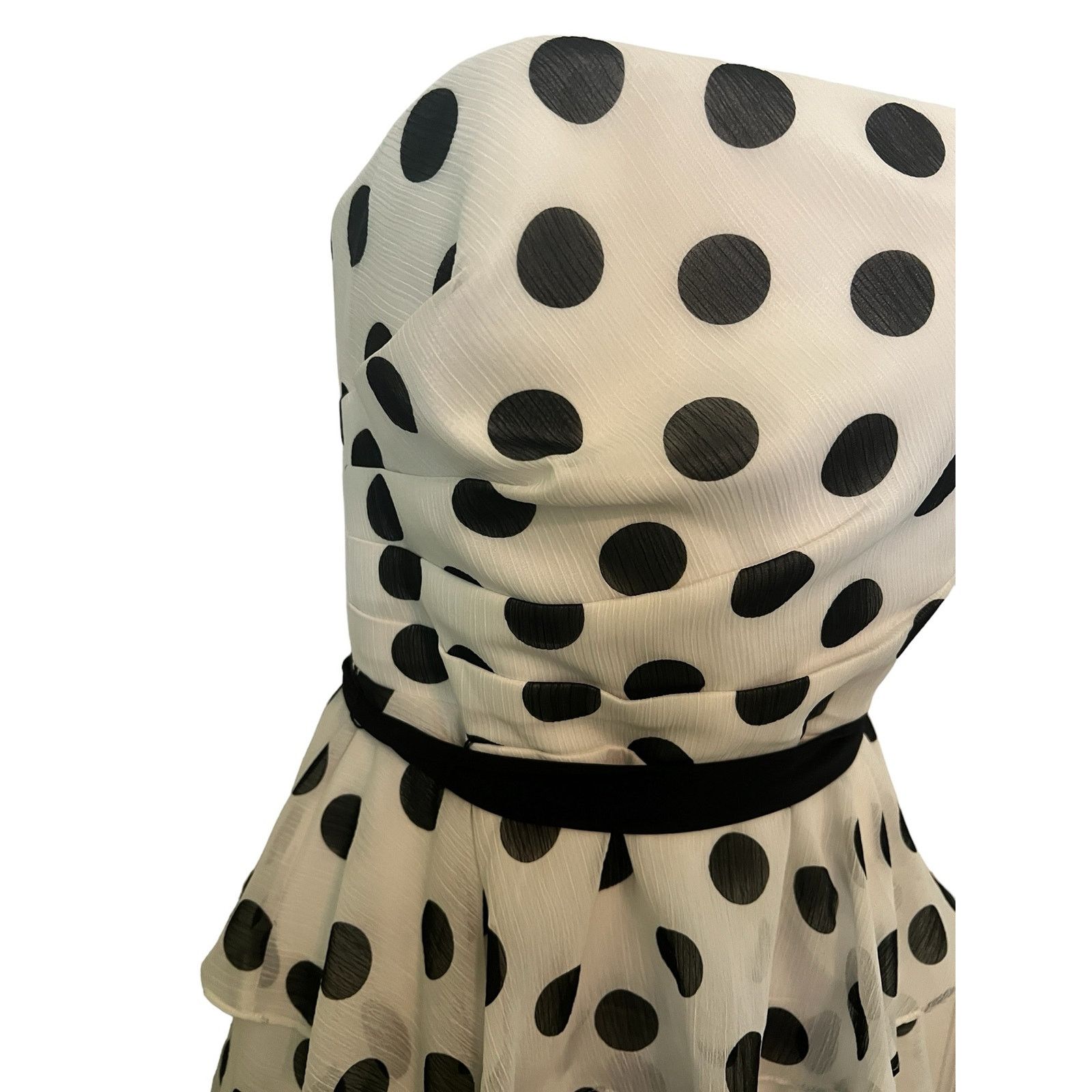 White House Black Market White House Black Market White/Black Party Strapless Dress 4 Size S / US 4 / IT 40 - 5 Thumbnail
